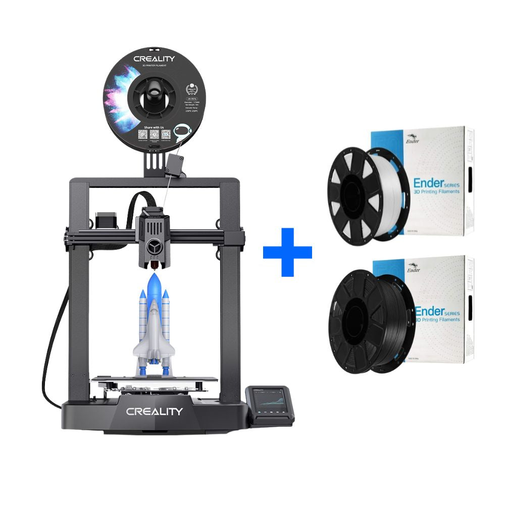 Ender-3 V3 KE Creality + 2 Filamentos PLA Ender | Velocidad 500mm/s Impresora 3D | Alta Precisión